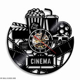 Vinyl Clock Cinema My Wall Clock