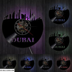 Vinyl Clock Dubai My Wall Clock