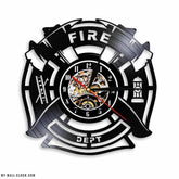 Vinyl Clock Firefighter My Wall Clock