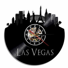 Vinyl Clock Las Vegas My Wall Clock