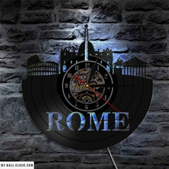 Vinyl Clock Rome My Wall Clock