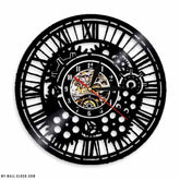 Vinyl Clock Steampunk Gears My Wall Clock