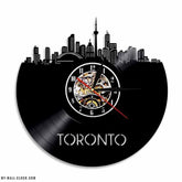 Vinyl Clock Toronto My Wall Clock
