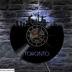 Vinyl Clock Toronto My Wall Clock