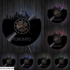 Vinyl Clock Toronto My Wall Clock