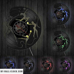 Vinyl Gymnastic Clock My Wall Clock