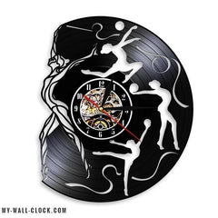 Vinyl Gymnastic Clock My Wall Clock