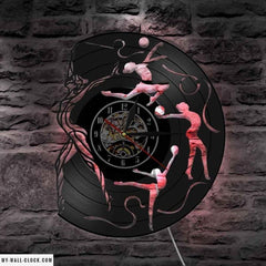 Vinyl Gymnastic Clock My Wall Clock