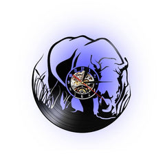 Wild Rhinoceros LED Wall Clock My Wall Clock