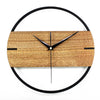 Wood and Metal Scandinavian Clock My Wall Clock