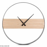 Wood and Metal Scandinavian Clock My Wall Clock