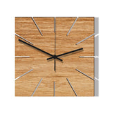 Wooden Clock Elegant Square My Wall Clock