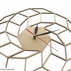 Wooden Clock Swirl Shape My Wall Clock