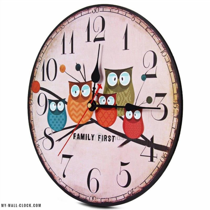 Wooden Family Clock My Wall Clock