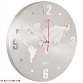 World Clock Metal Disc My Wall Clock