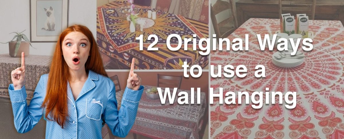 12 Original Ways to use a Wall Hanging - My Wall Clock