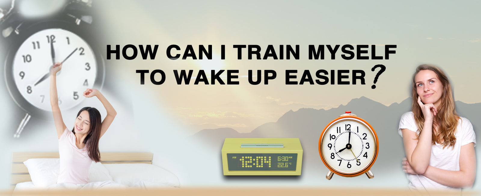 How to wake up to an alarm easier ? My Wall Clock