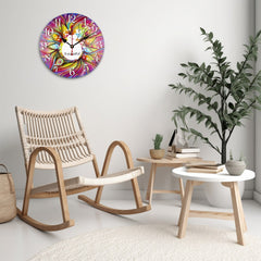 Decorative Wall Clock Flower Design My Wall Clock