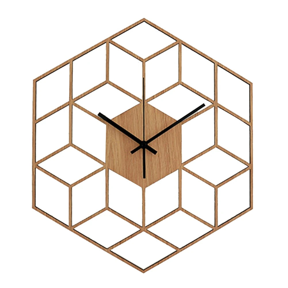 Scandinavian Clock Cubes My Wall Clock