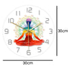 LED Yoga Wall Clock My Wall Clock