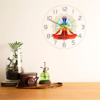 LED Yoga Wall Clock My Wall Clock