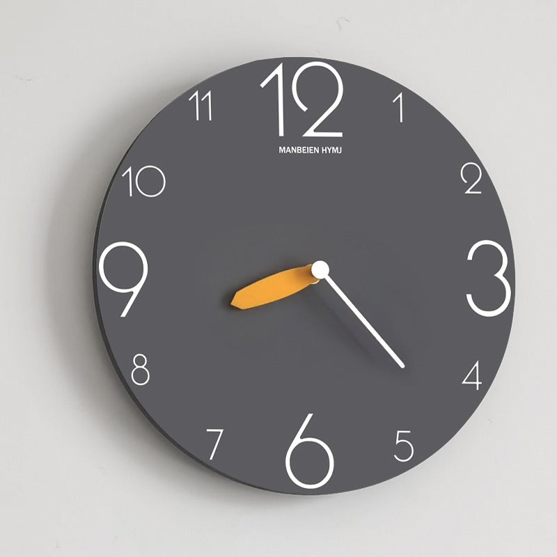 Design Clock Elegant Grey My Wall Clock