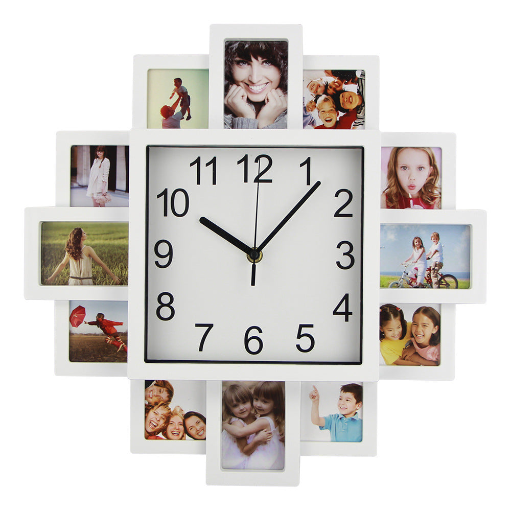 Square photo frame clock My Wall Clock