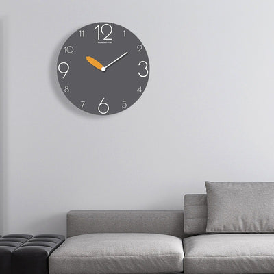 Design Clock Elegant Grey My Wall Clock