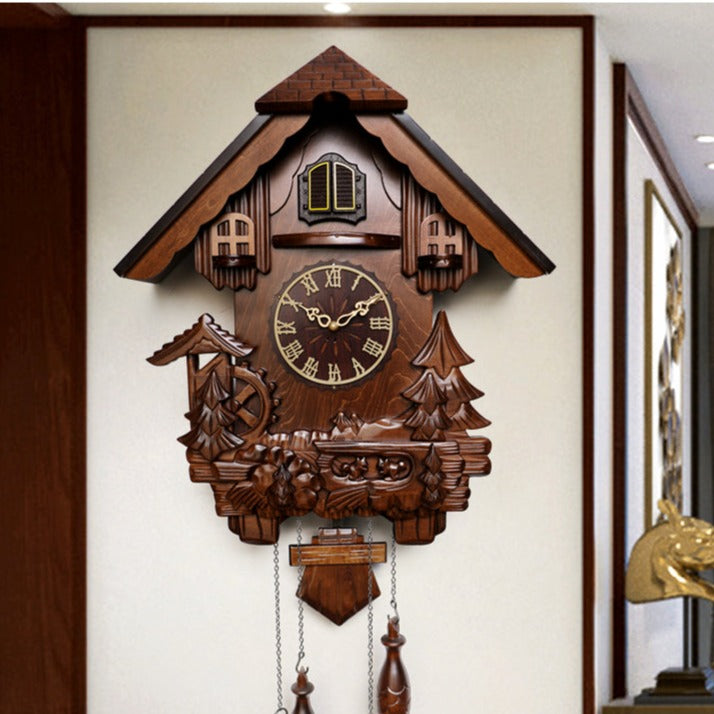 Vintage wooden Cuckoo sold Clock!