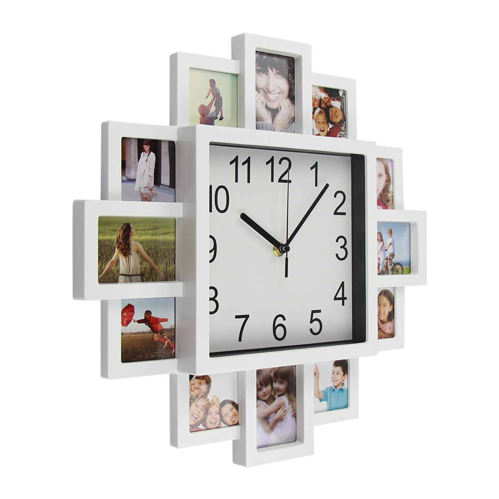 Square photo frame clock My Wall Clock