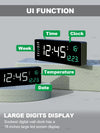 Large Digital Wall Clock 16inch Remote Control My Wall Clock