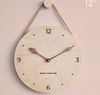 Scandinavian Clock Hollowed Wood My Wall Clock