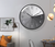 Grey & Black Modern Scandinavian Wall Clock My Wall Clock