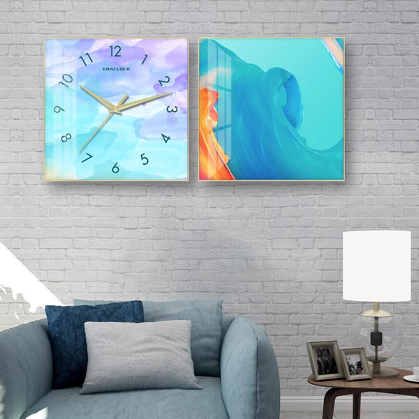 Small Square Wall Clock - Intense Colors | My Wall Clock