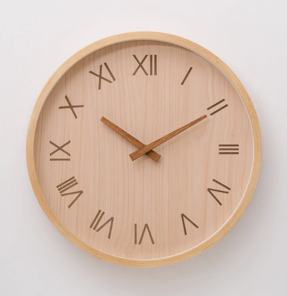 Wooden Clock Roman Numerals My Wall Clock