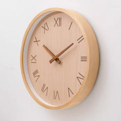 Wooden Clock Roman Numerals My Wall Clock