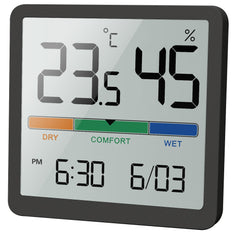 LCD Digital Clock Hygrothermograph My Wall Clock