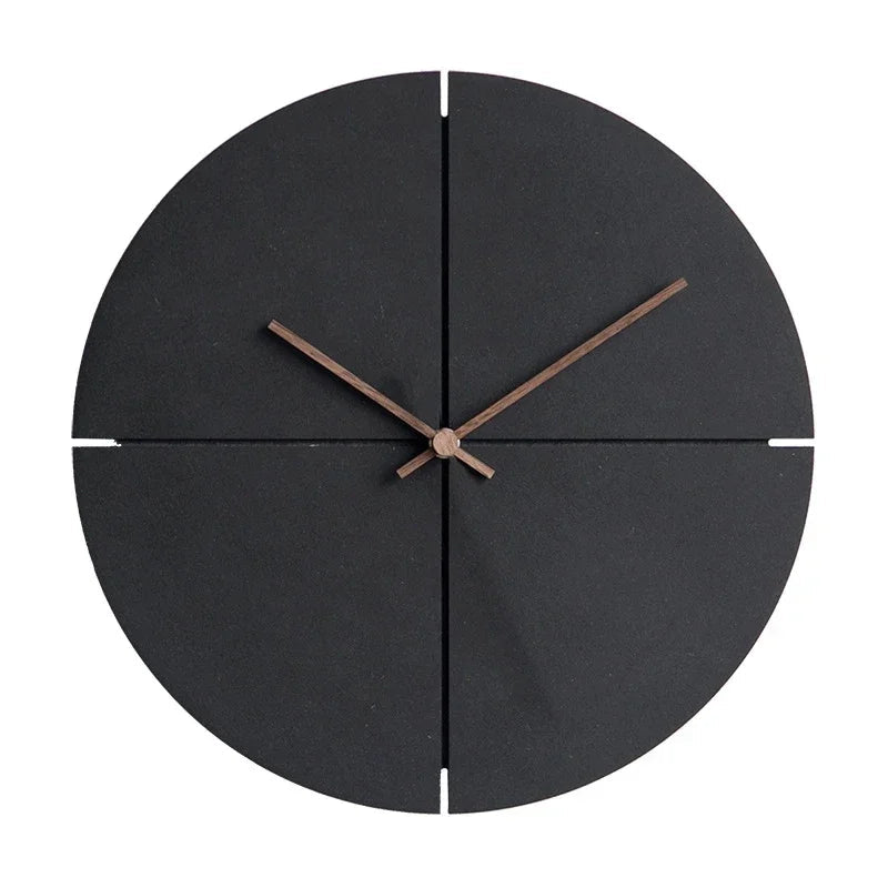 Black Modern Wooden Wall Clock My Wall Clock