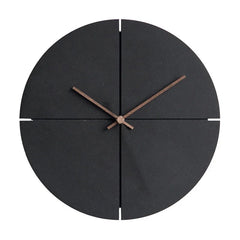 Black Modern Wooden Wall Clock My Wall Clock