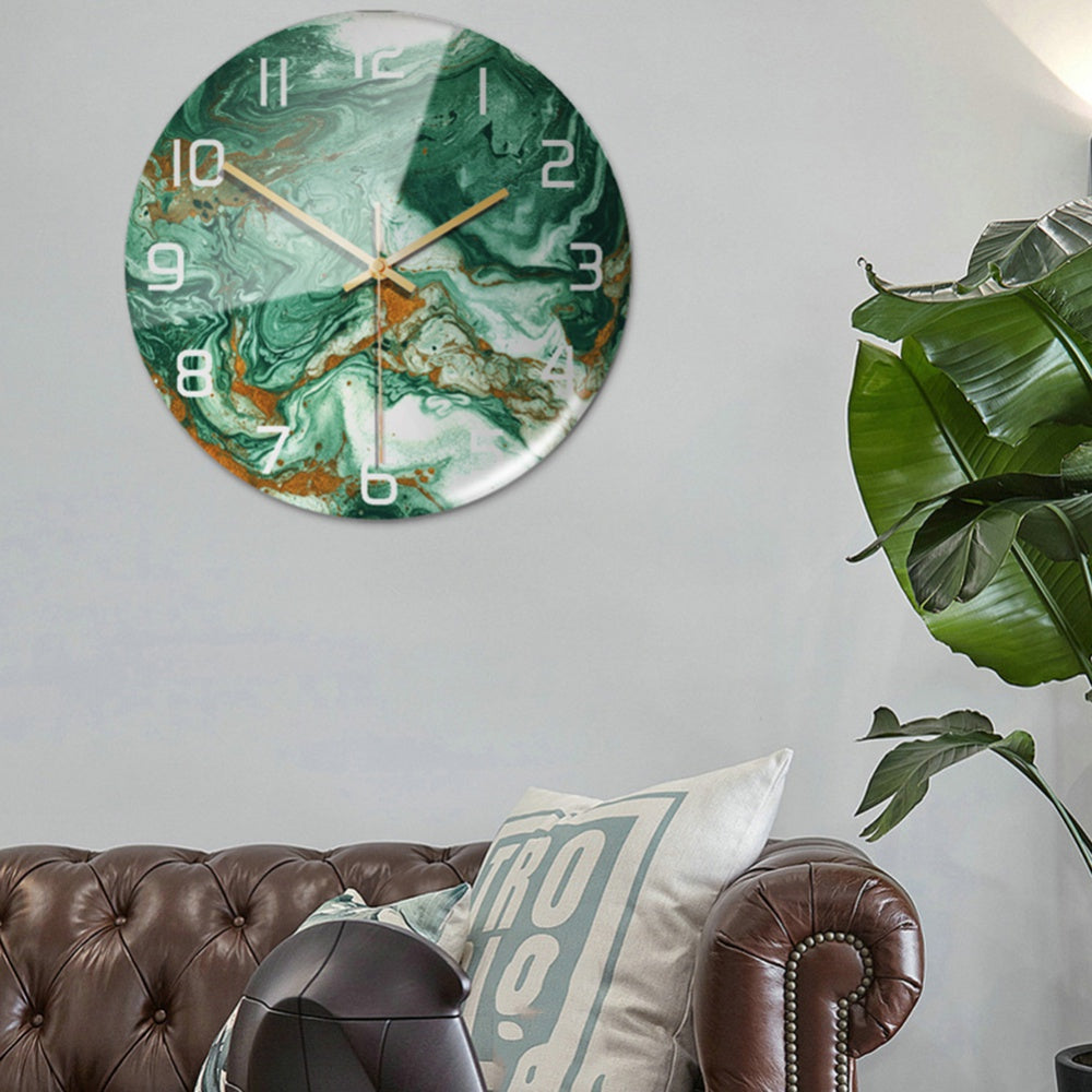 Marble Effect Wall Clock My Wall Clock