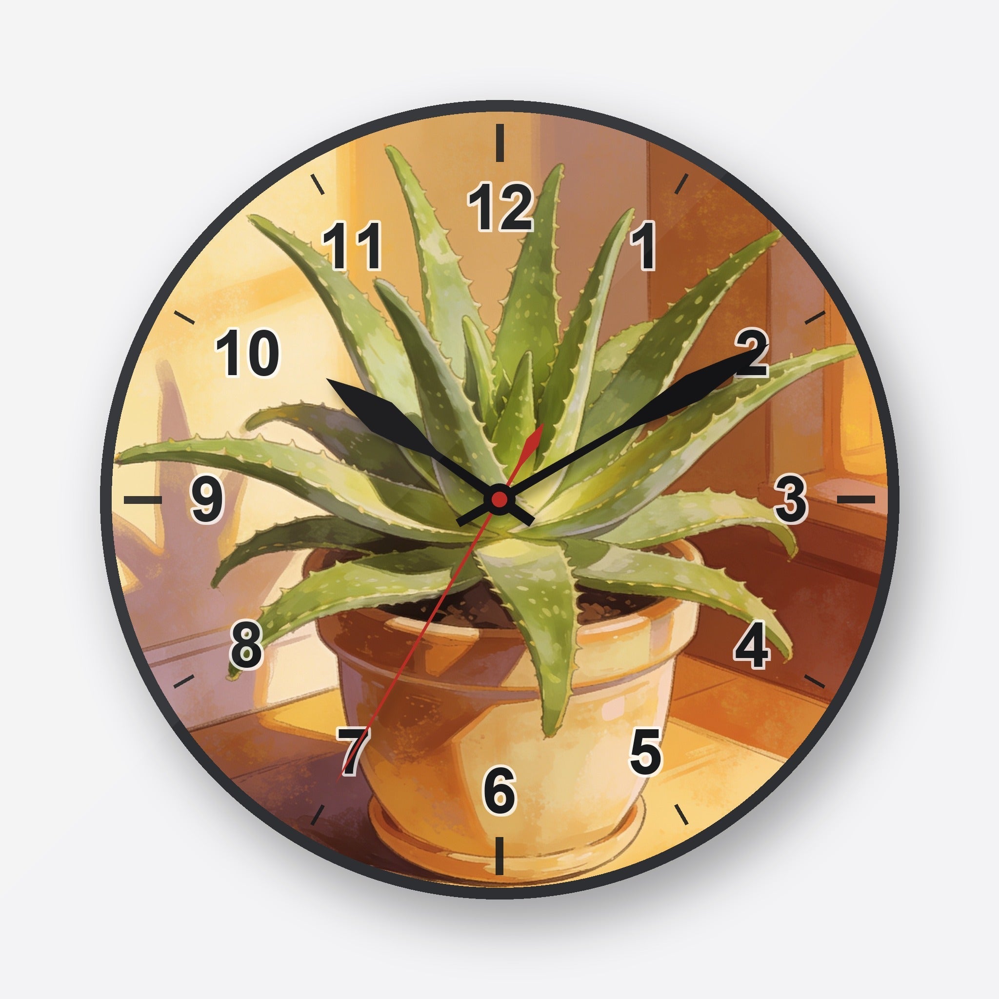 Aloe Vera Wall Clock My Wall Clock