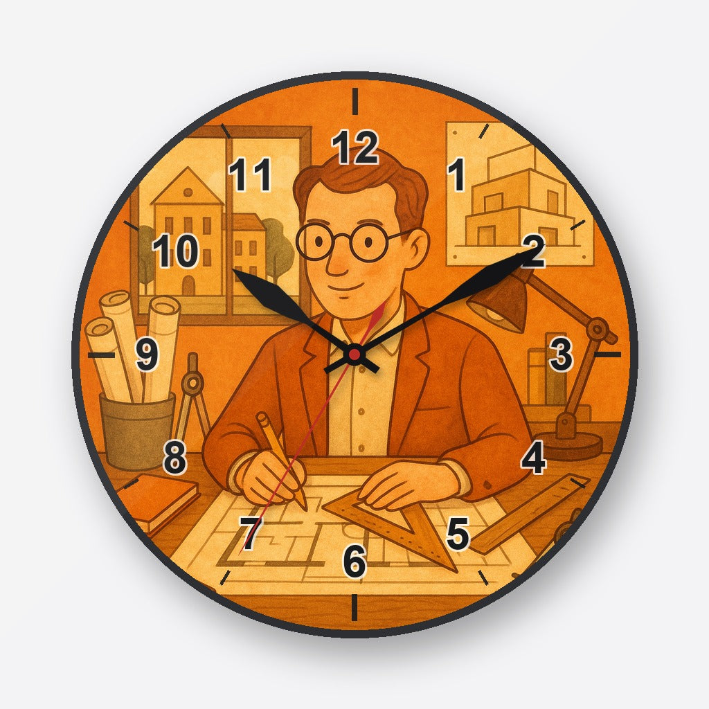Architect Wall Clock My Wall Clock