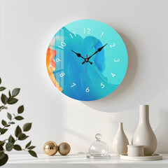 Small Round Wall Clock - Intense colors My Wall Clock