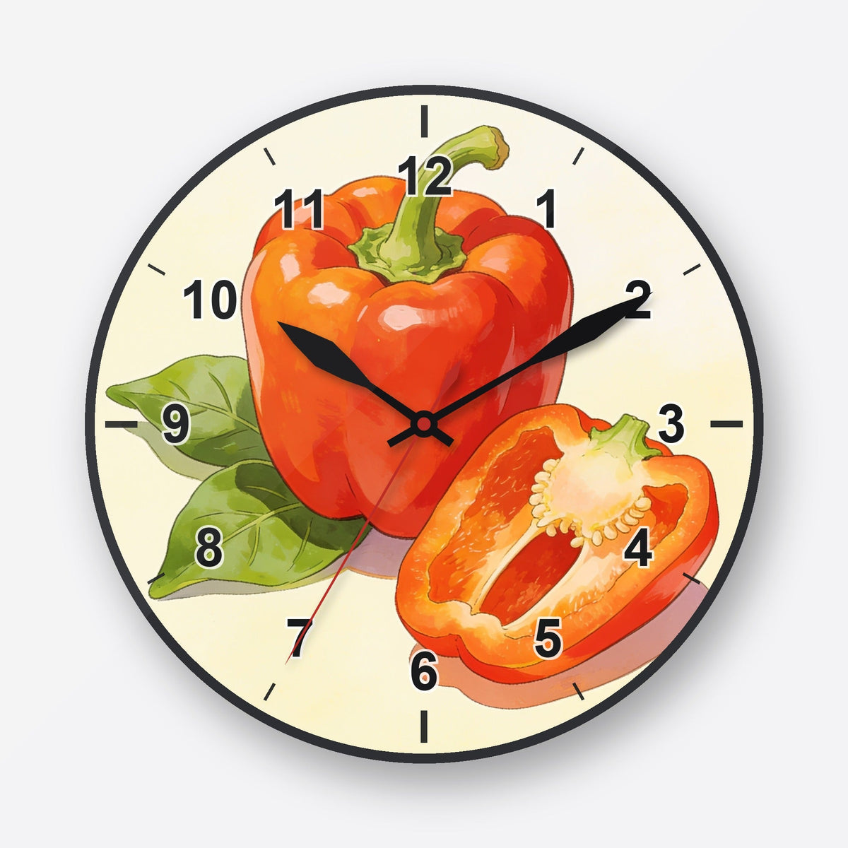 Bell Pepper Wall Clock My Wall Clock