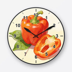Bell Pepper Wall Clock My Wall Clock