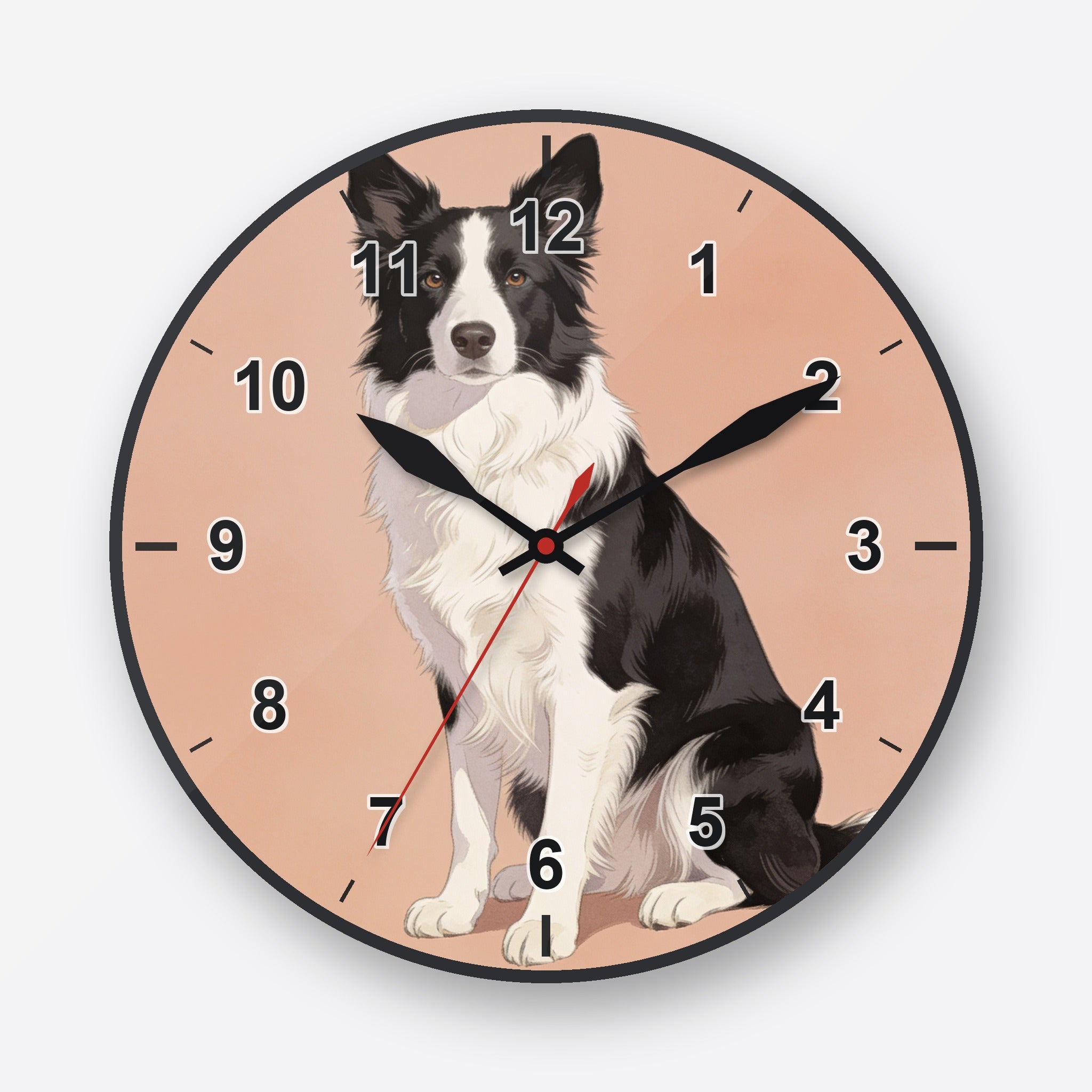 Border Collie Wall Clock My Wall Clock