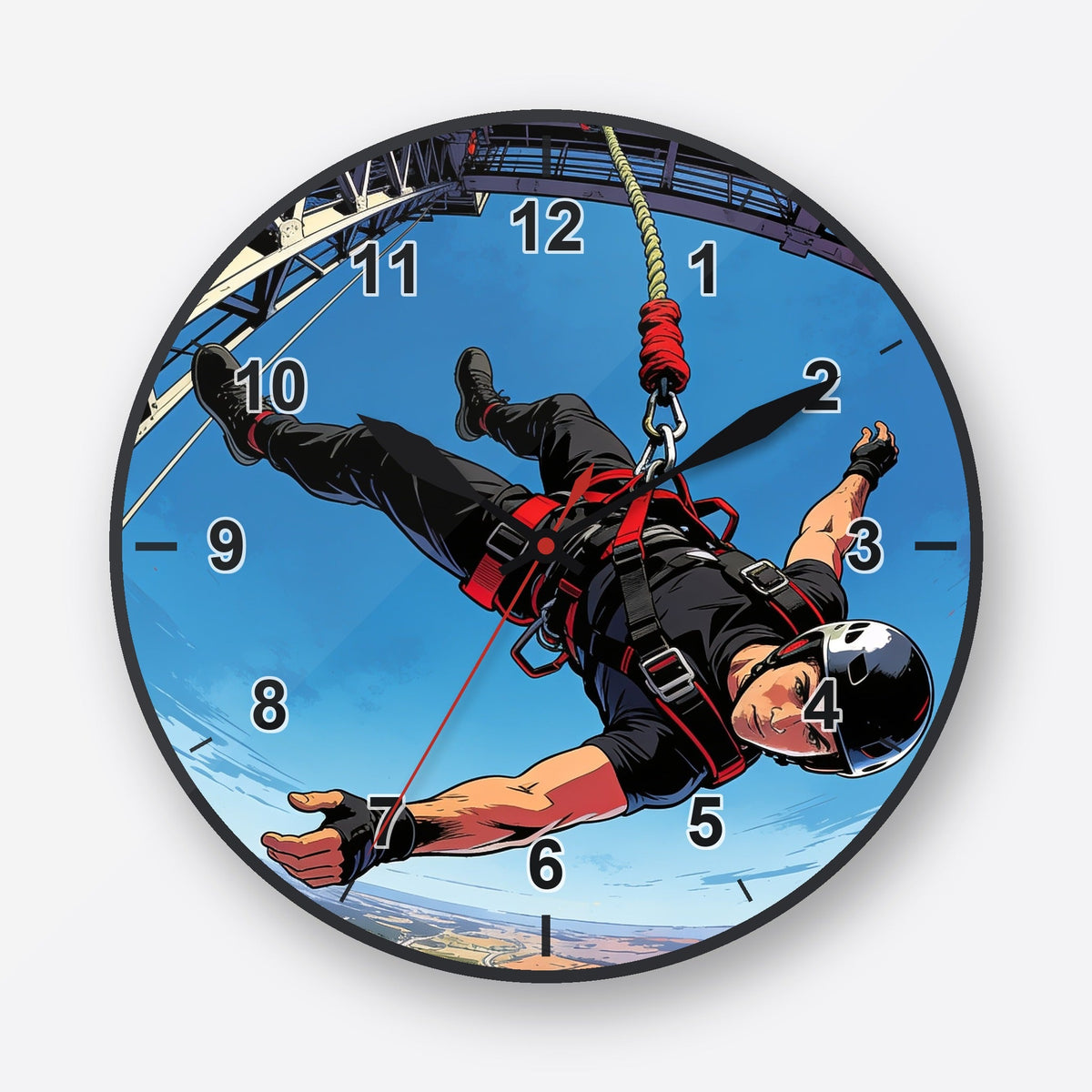 Bungee Jumping Wall Clock My Wall Clock