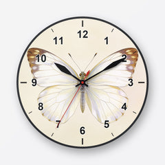 Cabbage White Wall Clock My Wall Clock