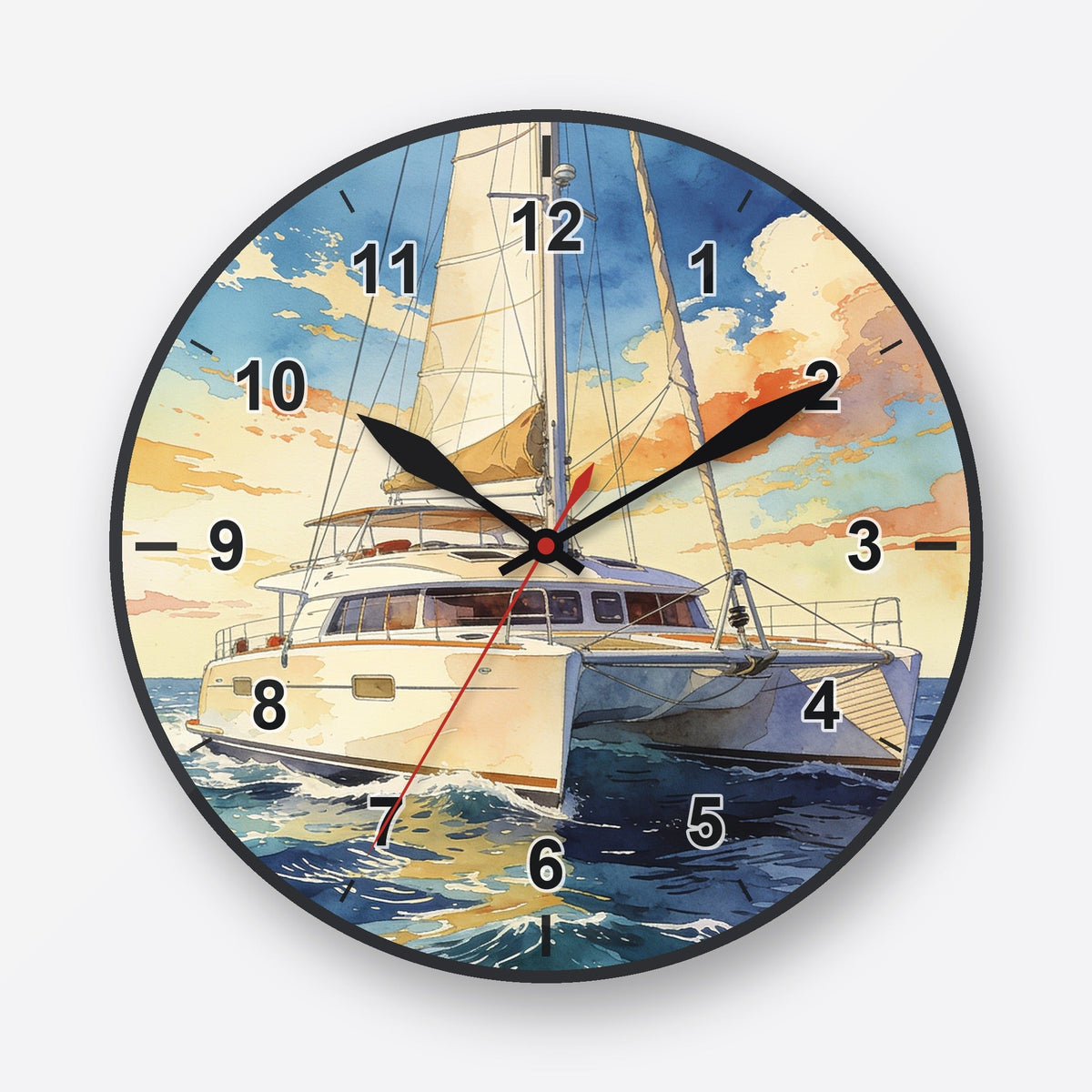 Catamaran Wall Clock My Wall Clock