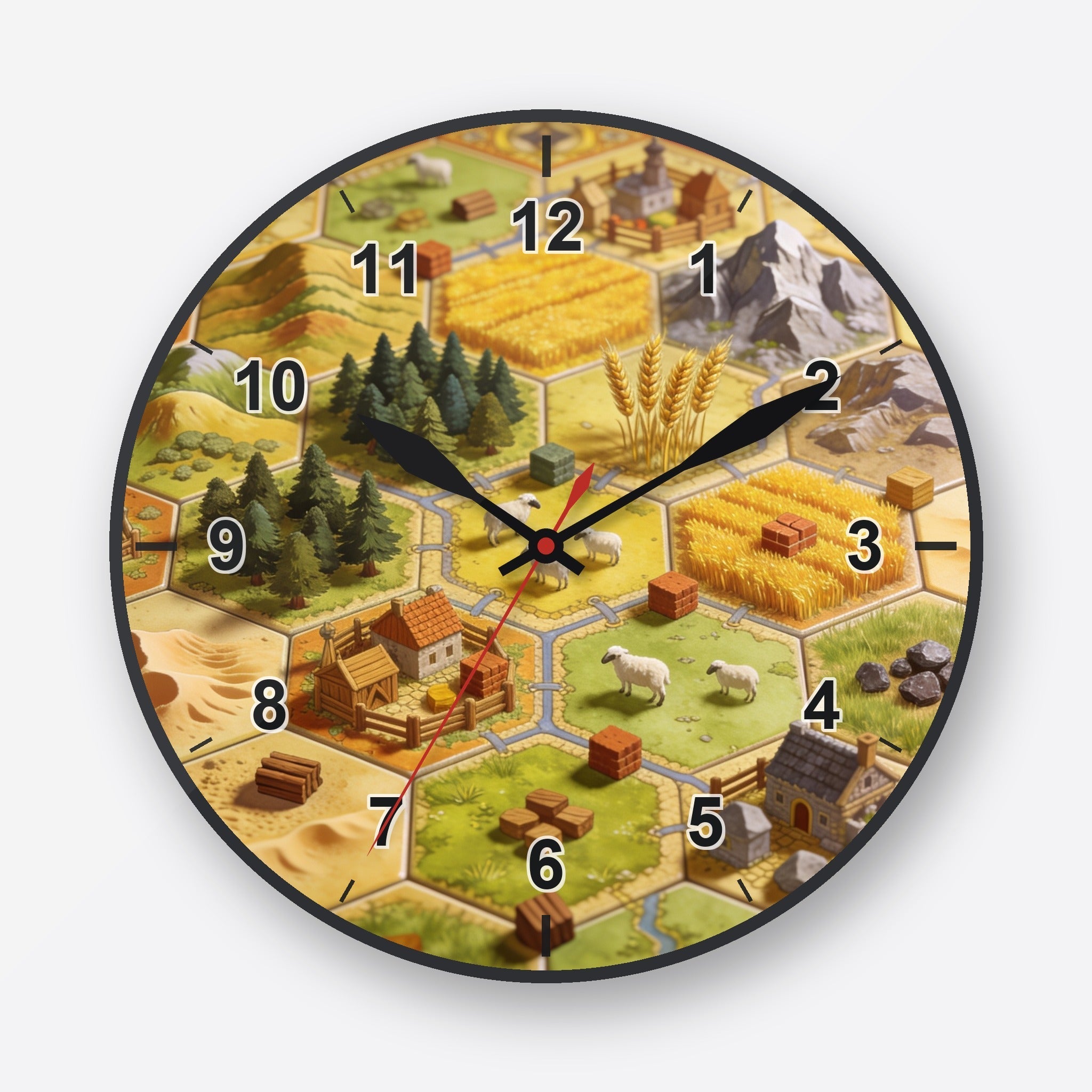 Catan Wall Clock My Wall Clock